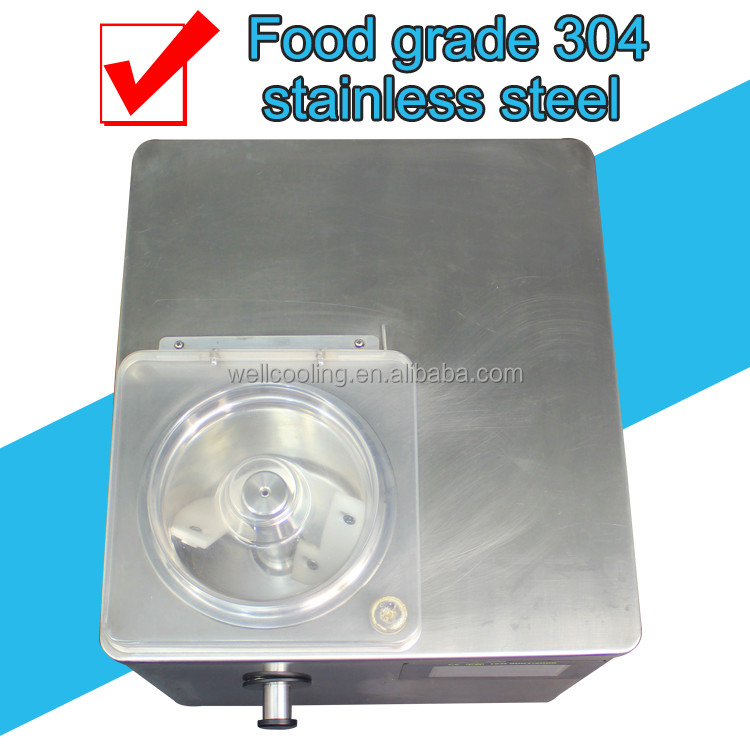 3.3L Desktop Commercial Ice Cream Gelato Making Machine Vertical Batch Freezer