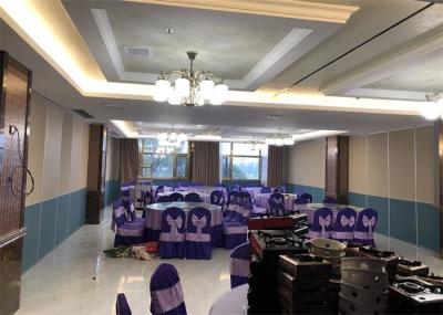 Sliding Collapsible Wooden Partition Noise Reducing CE Approved