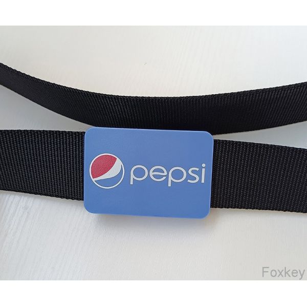 2" X 3" Adjustable Belt Buckle Plastic For Promo Gift Cola Logo Print