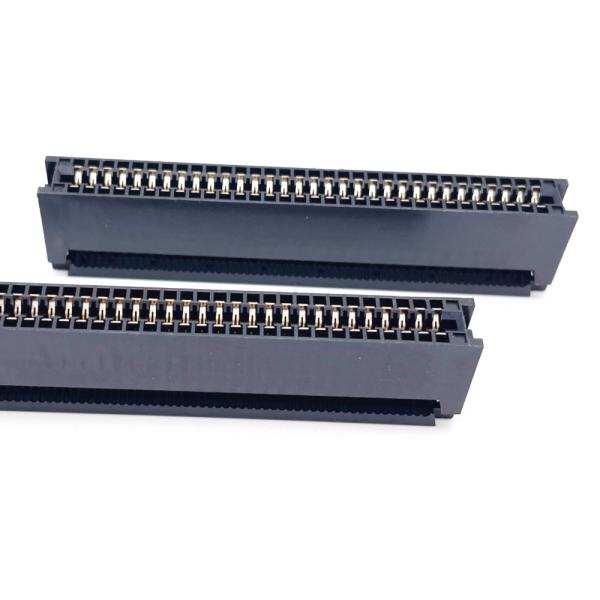 UL2651 28AWG Card Edge Connector 10 - 64 Pin Ribbon Cable Connector 2.54mm Pitch