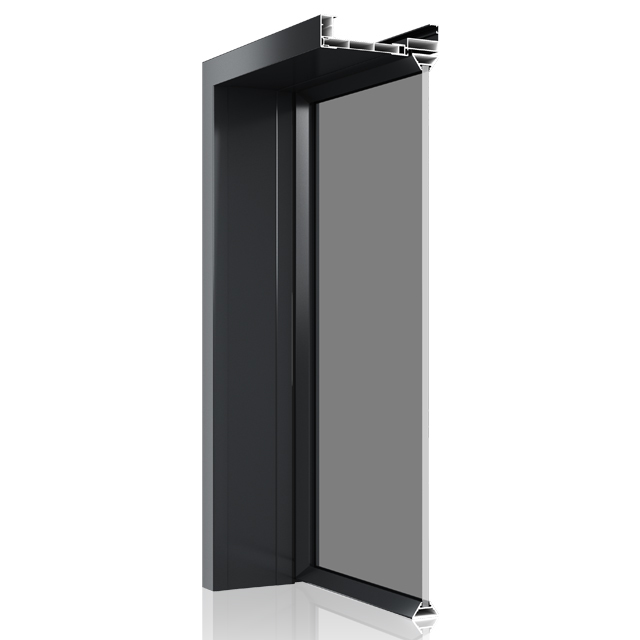 Modern Aesthetics  Interior Swing Aluminum Doors Ultra Narrow Frame