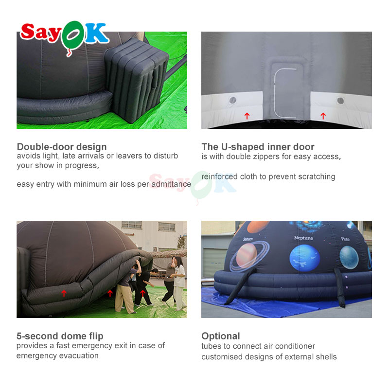 Sayok Inflatable Dome Planetarium 5m for School Astronomy Programs