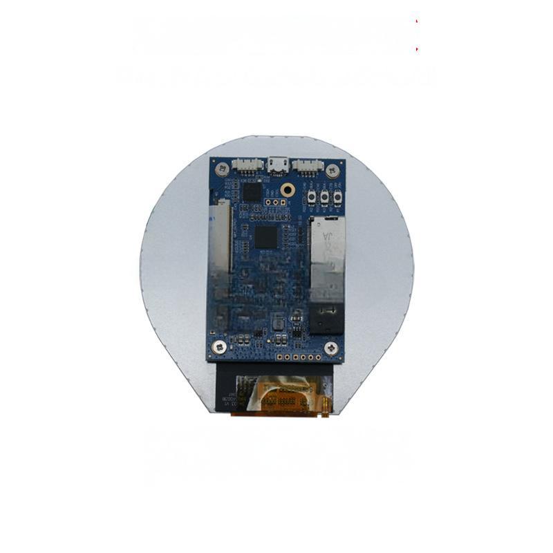 3.4-inch round screen, 800×800 high-contrast IPS full-view industrial LCD display module with HDMI board