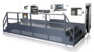 Automatic Die-Cutting and Creasing Machine with Stripping Station