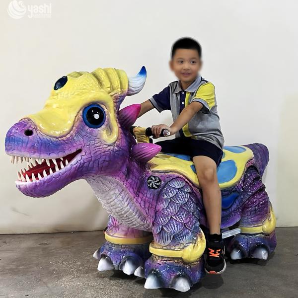 Animated Dinosaur Electric Ride On Toy 220V for Amusement Parks
