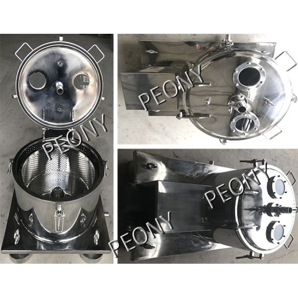 Vertical Basket Centrifuge CBD Oil Extraction Machine High Efficient