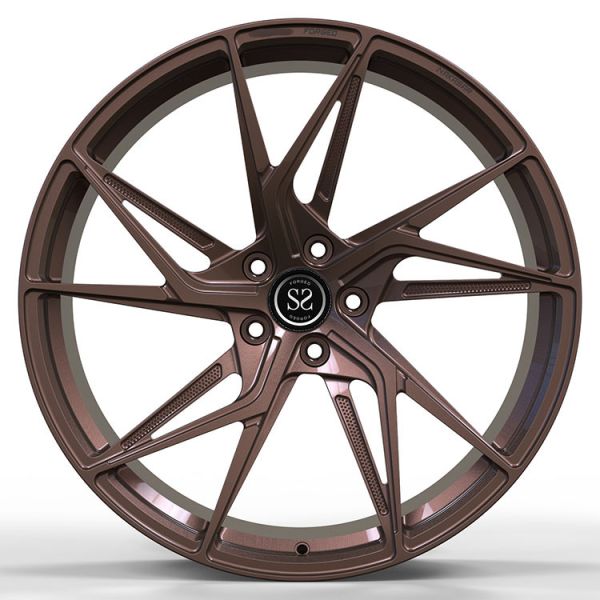 9.5Jx20 And 10.5Jx20 Custom Satin Bronze 2-PC Rims For BMW M2 2016 Year