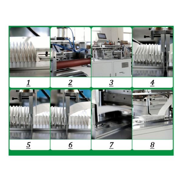 складчатость не сплетенной ткани машины фильтра 900mm ECO