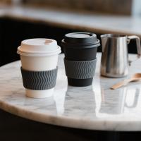 Customized logo eco-friendly biodegradable disposable takeaway hot drink paper coffee cup