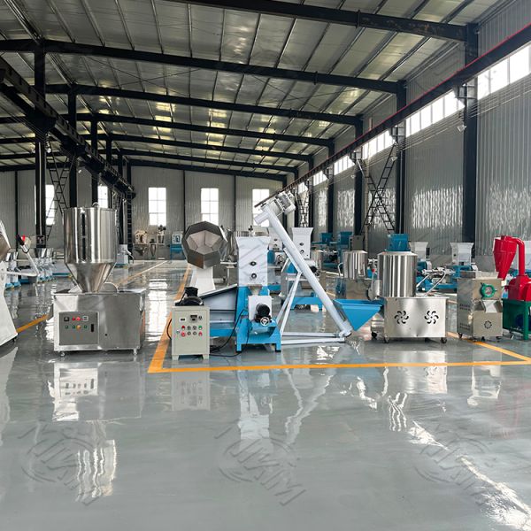 Manufacture of Fish Food Extrusion Production Line Extruded for Fish Feeds Twin Screw Professional Fish Food