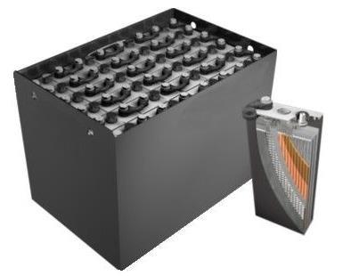 Screw Connection Forklift Traction Battery 72V 1550Ah / 5hrs Lower Distilled Water Consumption