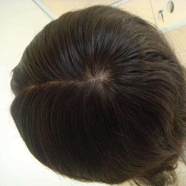 Brown Black Natural Custom Made Hair Units Hair Toupee For Men