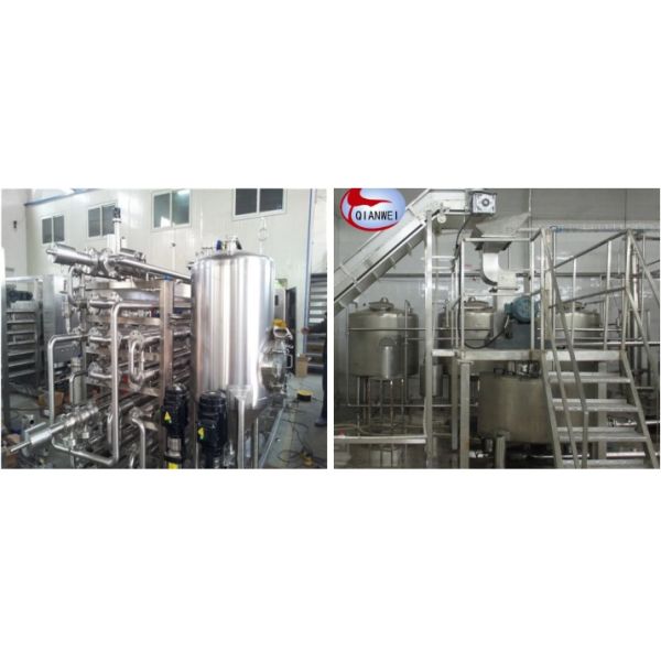 Turnkey Tube in Tube Fresh Pasteurized Milk Diary Production Line Plant Machine