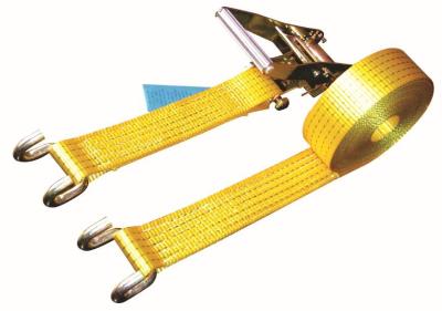 Open Hook Over The Wheel Tie Down Straps , Commercial Tie Down Straps 2500 DN LC