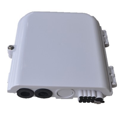 2 Inlet Ports Fiber Optic Termination 8 Outlet Ports With 1×8 1×4 PLC Splitter