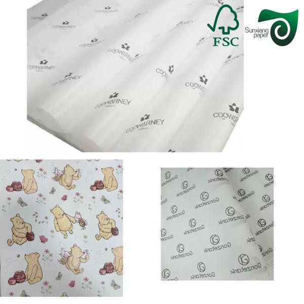 40gsm 30gsm Grease Resistant Coated Hamburger Wax Paper For Sandwich Wrapping