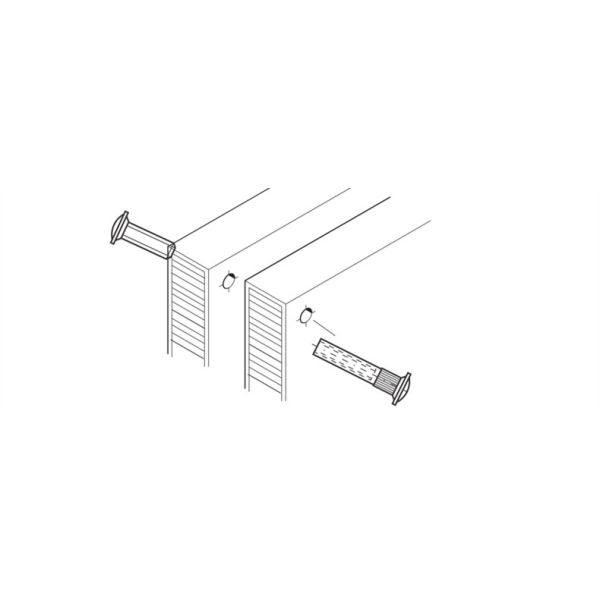 27-45mm Length Furniture Cabinet Connecting Joint Bolt Slotted Combination Screw