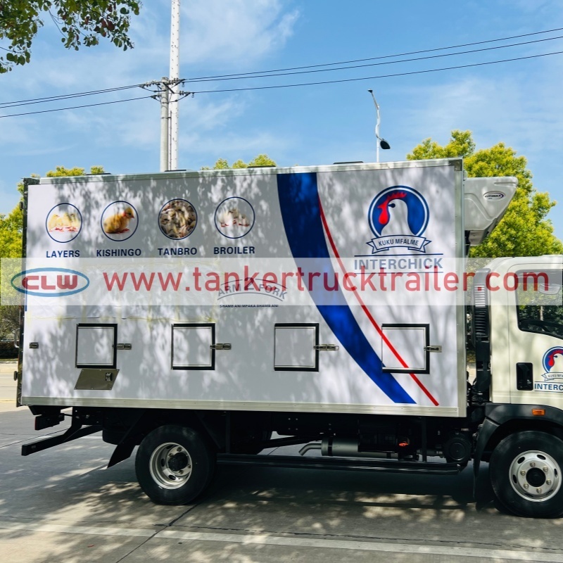 HOWO 4X2 Day-old Chick Delivery Truck for Poultry Farms