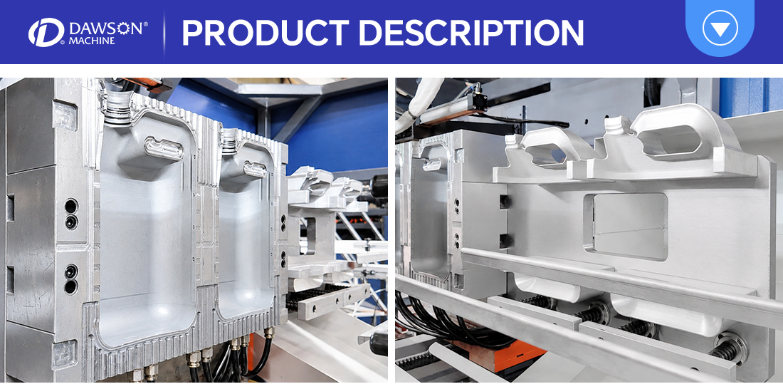 Automatic 5 Liter HDPE Container Making Machine with Long Service Life Extrusion Blow Molding Machine