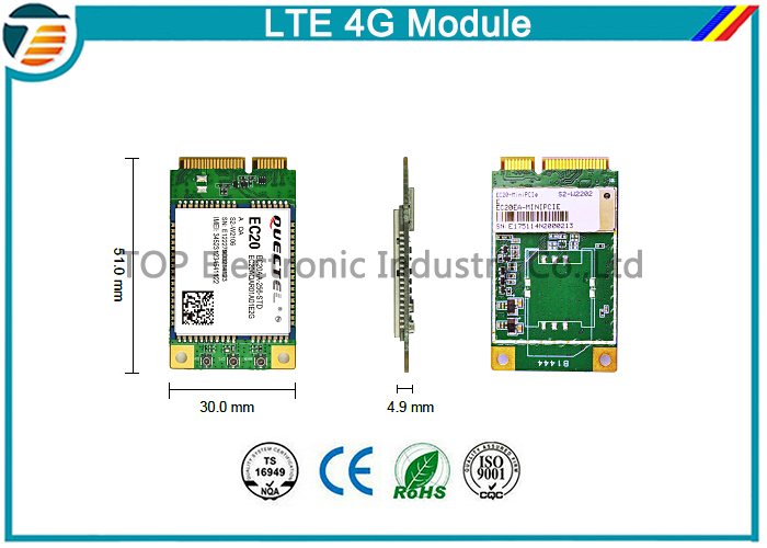 Модуль EC20 миниое Pcie GPS Wifi низкой цены CE 4G для индустрии PDA