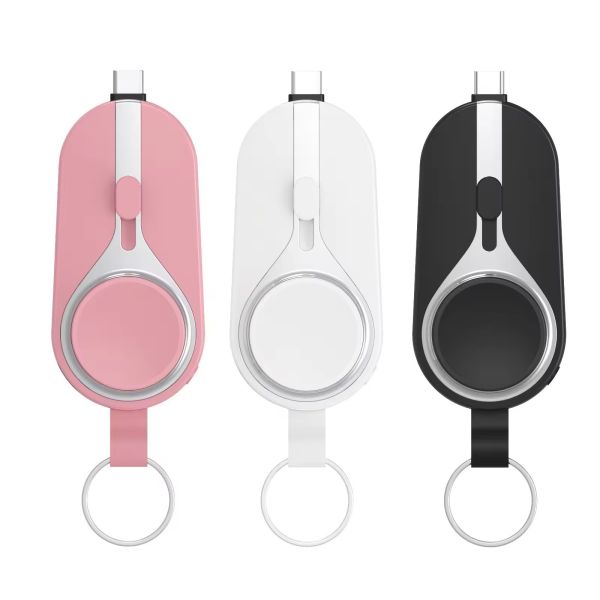 Keychain 2 In 1 Cordless Power Bank Portable Wireless Emergency Watch Charging Mini Pod