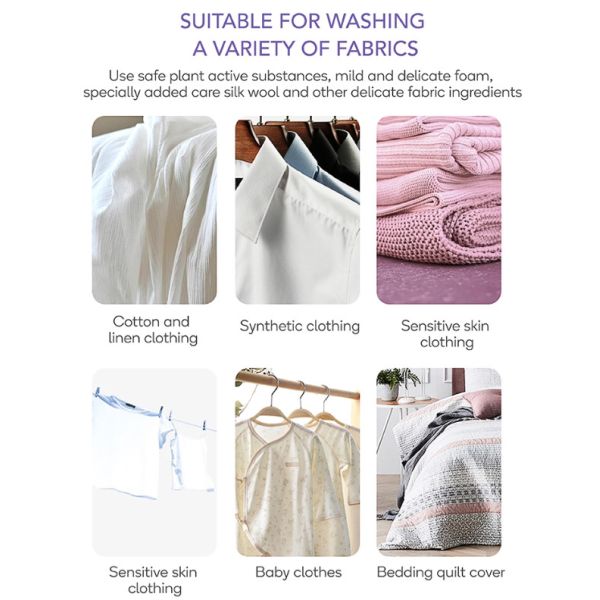 Liquid Laundry Detergent Cleaning Ability Strong Washing Liquid Detergent 2L