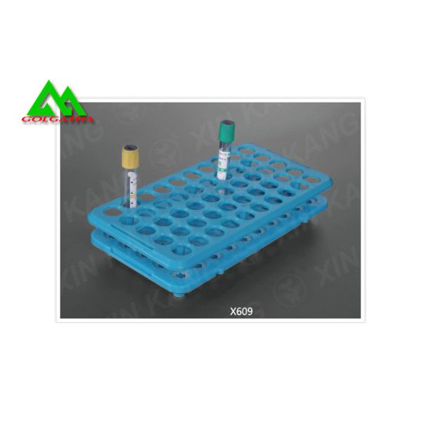 Chemistry Laborary Test Tube Racks , Plastic Test Tube Holder Stand
