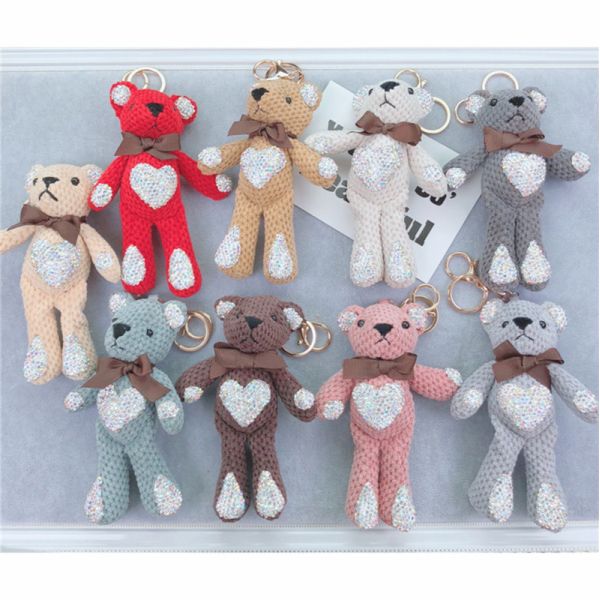 Lightweight Soft Toy Keychain Various Color 100% Cotton Material Kawaii Design
