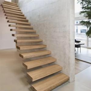 SZG Modern Design Floating Staircase Customized Floating Wooden Staircase