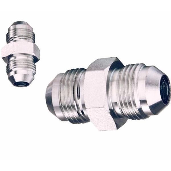 Medium Carbon Steel Pipe Lines Connect Jic Male Cone Straight Nipple Reducing Adapter