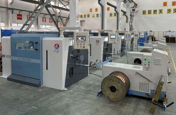 Advanced Electronic Pitches Double Twist Buncher Stranding Machine For Fit Wire