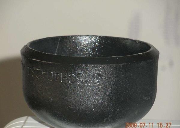 8 chapeau soudé bout à bout sans couture de tuyau de la monture d'acier au carbone Sch40 Astm A234