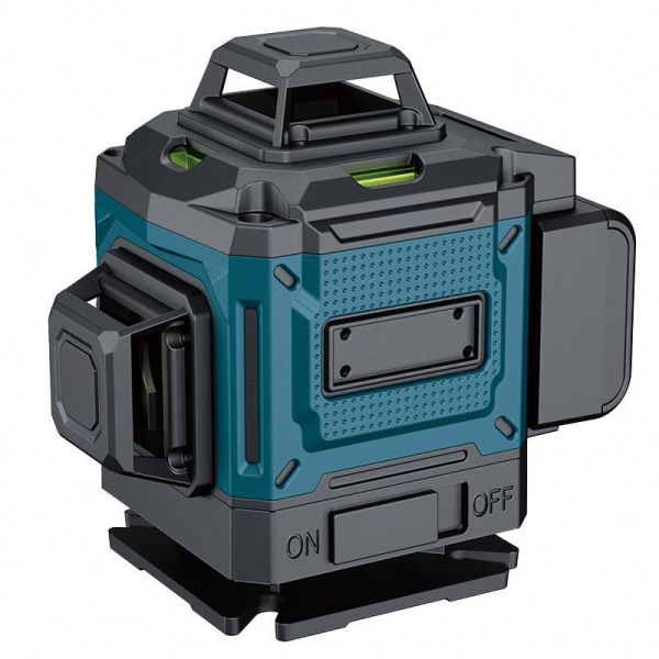 360 Degree Self-Leveling Rotating Green Laser Level 4D 16 Lines Horizontal and Vertical Cross Line Measuring Tool