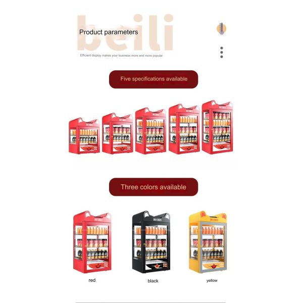 Fully Automated Food Warmer Display Cabinet with Hot Air Circulation Heating Function