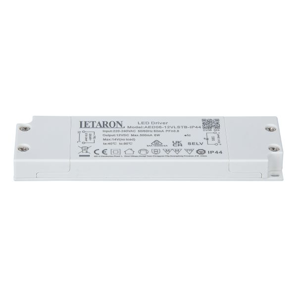 Letaron IP44 LED Driver Output 12V 24V With Over Current Protection