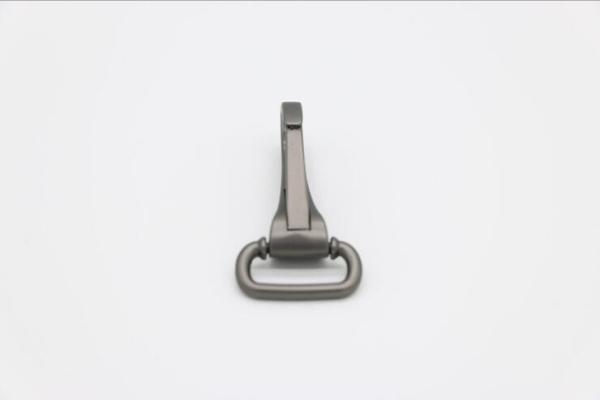 Good plating zinc alloy gunmetal 1 inch snap spring hook for straps