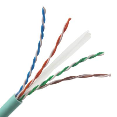 PVC 1000ft do teste 23AWG do solha da passagem do cabo do ftp do revestimento CAT6A CAT7 UTP de LSZH