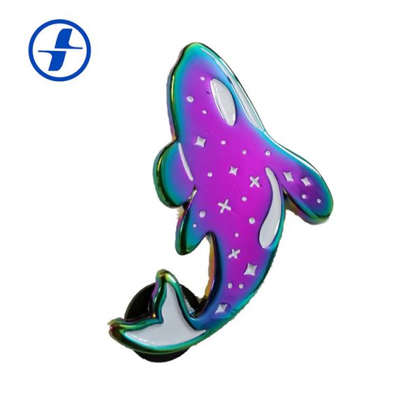 Custom Design Rainbow Plated Soft Enamel Metal Lapel Pins