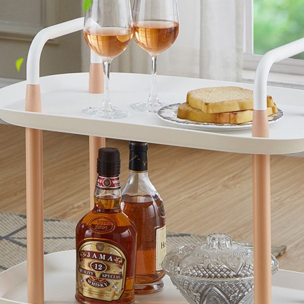 3 Tier kitchen plastic Household Multifunctional office storage rack cart