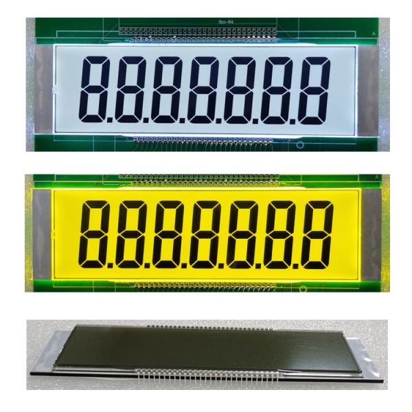 Fuel Dispenser Pump Lcd Screen Large 6 7 12 20 21 22 Digit Signage Custom 776 777 886 7 Segment Lcd Display For Fuel Dispenser Board