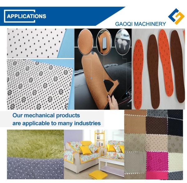1800mm Plastic Dropping Machine for PVC Dots Coating on Carpets in Manufacturing Plant