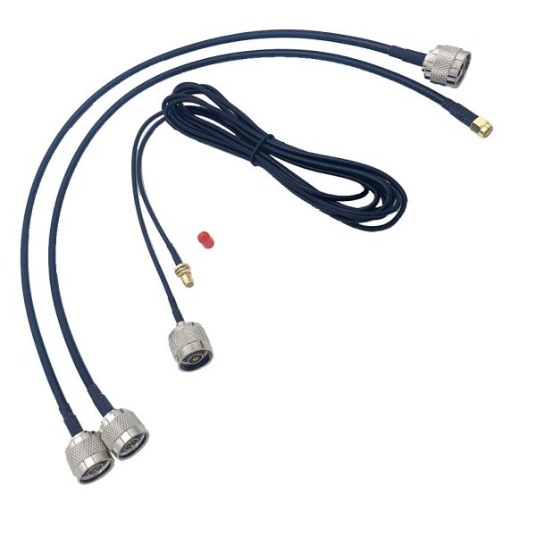 RF Coaxial Automotive Wiring Harness RG-58 Coaxial Cable N Type To SMA 15cm 50cm 1m 2m