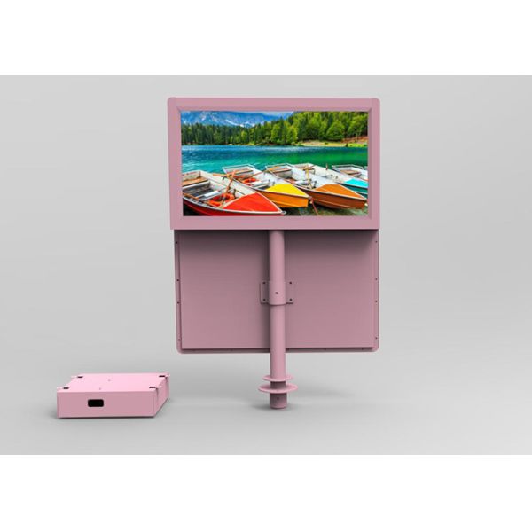 Customized design LCD MONITOR golden color frame for casion table casion trend board with splitter inside lcd display