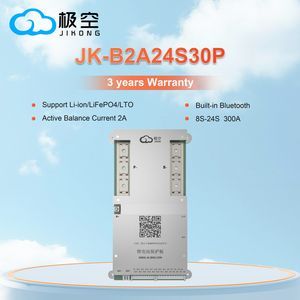 Jikong BMS Jk-B2a24s30p 8s/24s 300A Li-ion LiFePO4 Lto Batteries BMS Smart