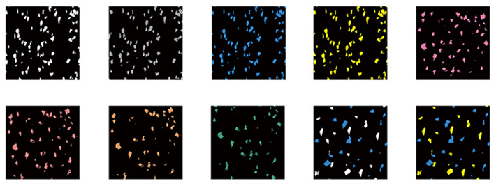 Customized Heavy Duty Rubber Flooring 485*485mm / 970*970mm Interlocking Fitness Flooring