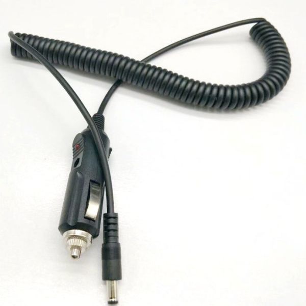 Black 12V DC Car Cigarette Lighter Charger Cable 5.5x2.1mm Standard Copper for Your