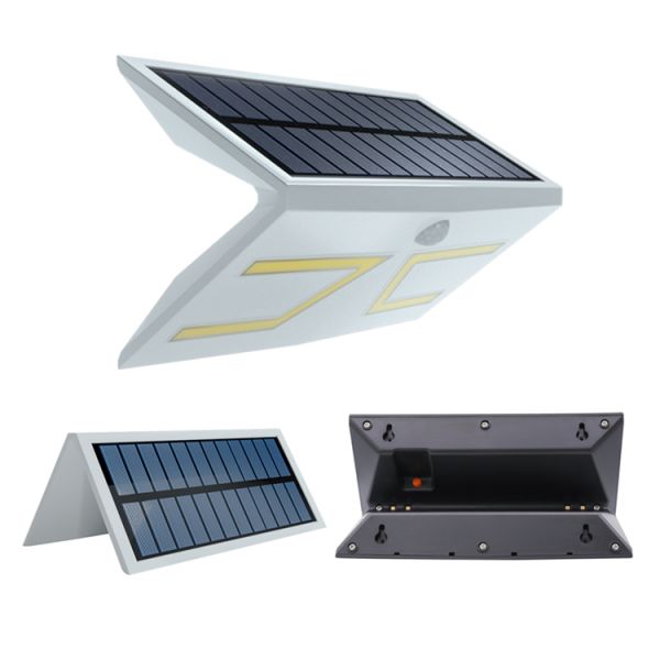 3.7V Battery Outdoor Solar Lights For House 5W Motion Detected Lighting Mode