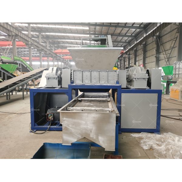 Industrial Shredders Solid Waste Shredding Machine Metal Double Shaft Shredder With 2 Shafts Twin Shaft Automatic Shredder