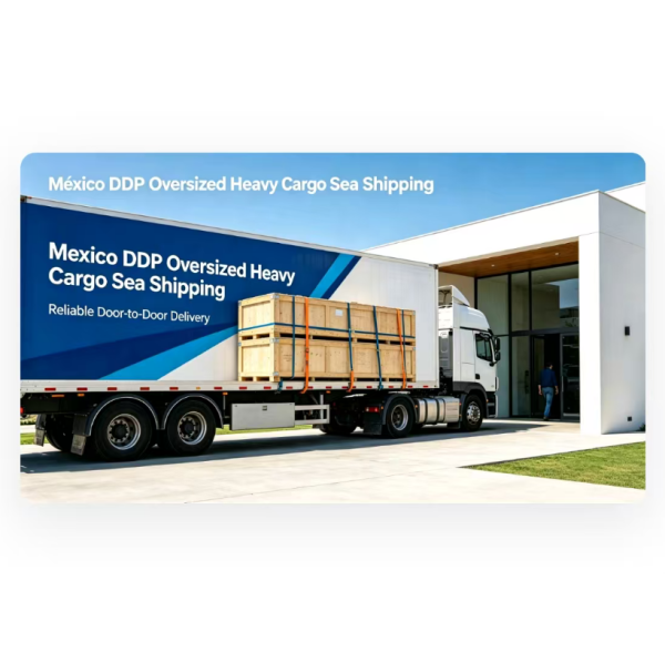 DDP Shipping to Mexico Oversized Heavy Cargo Sea Shipping with Inland Truck / Courier Door Delivery