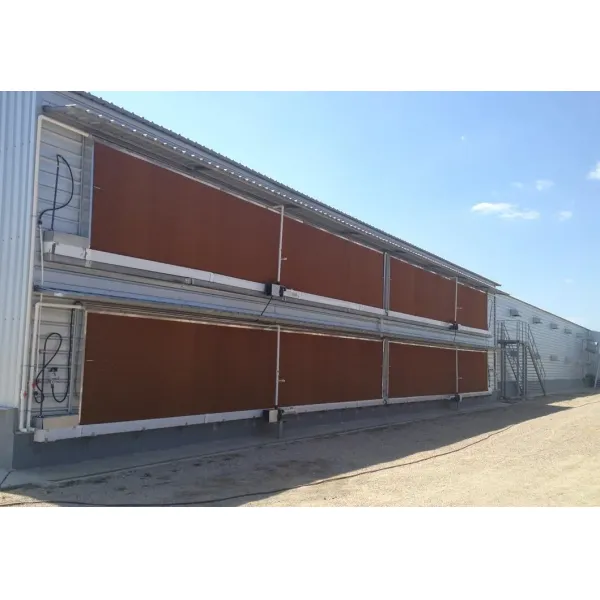 Metal Prefab Anticorrosion Light Steel Structure Poultry House